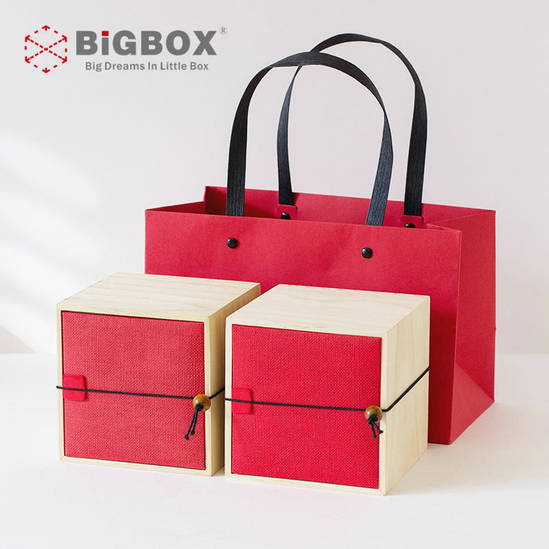 T01定 制方形小号木质茶叶盒包装盒空盒茶叶盒